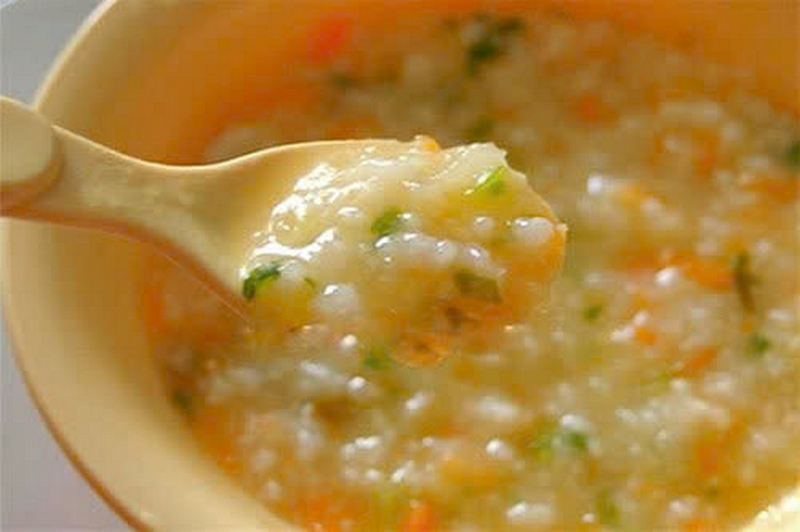 cháo thịt bò bí đỏ ảnh 8
