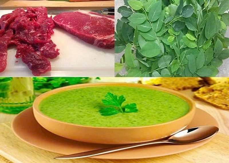 cháo thịt bò rau ngót ảnh 4
