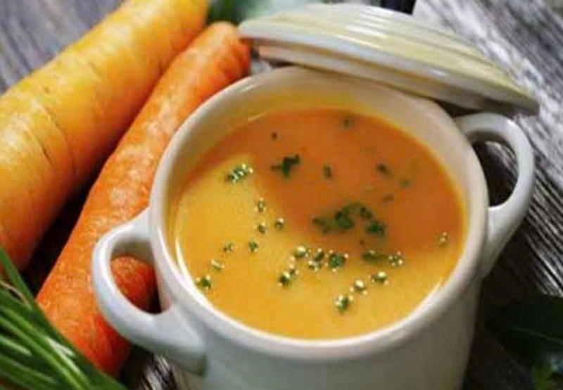 cháo tôm cà rốt ảnh 3