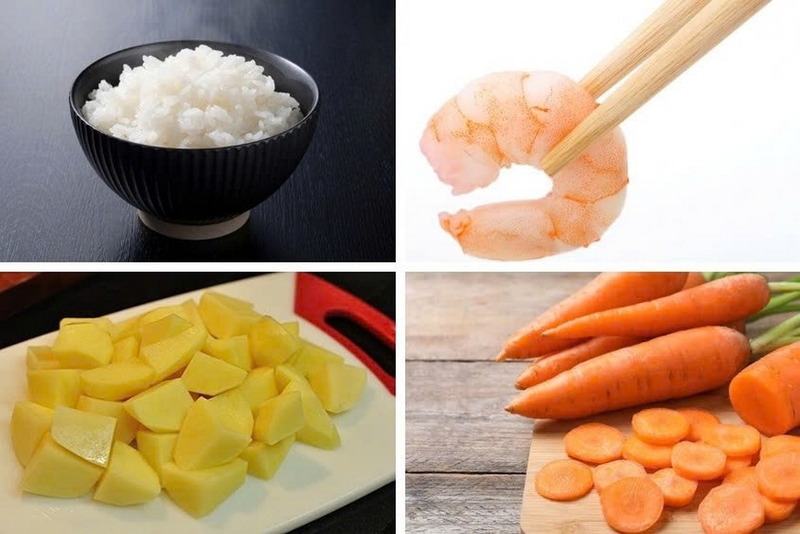 cháo tôm cà rốt ảnh 4