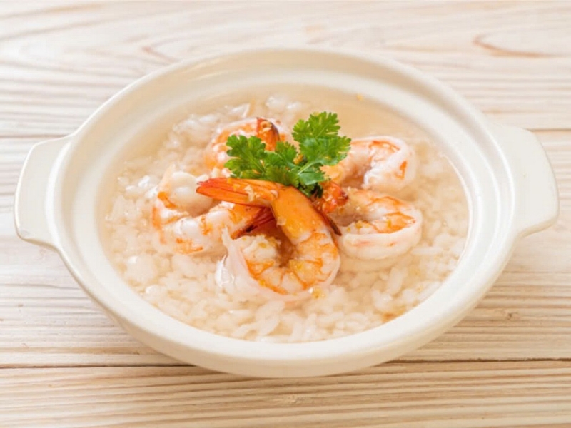 cháo tôm khoai lang ảnh 7