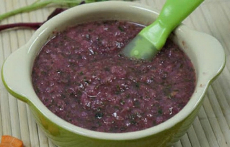 cháo tôm rau dền ảnh 1