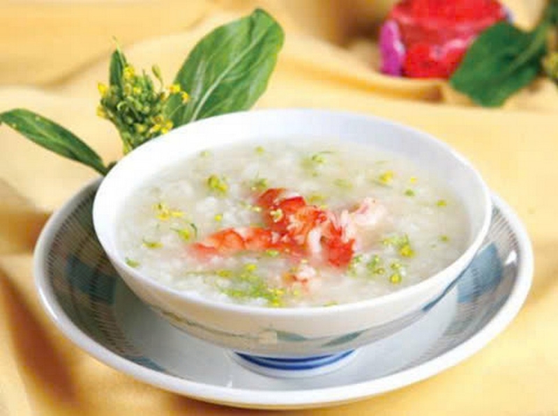 cháo tôm rau ngót ảnh 8