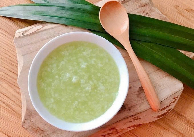cháo trắng lá dứa ảnh 1
