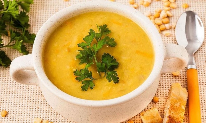 cháo trứng gà bí đỏ phô mai 2