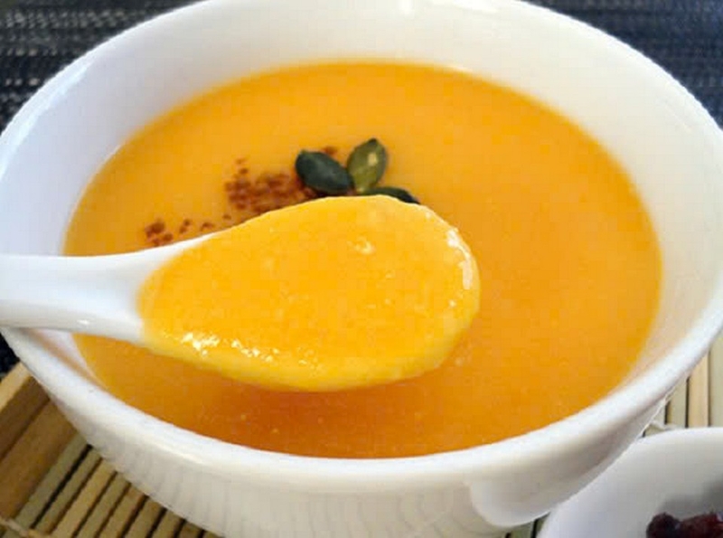 cháo yến mạch bí đỏ ảnh 6
