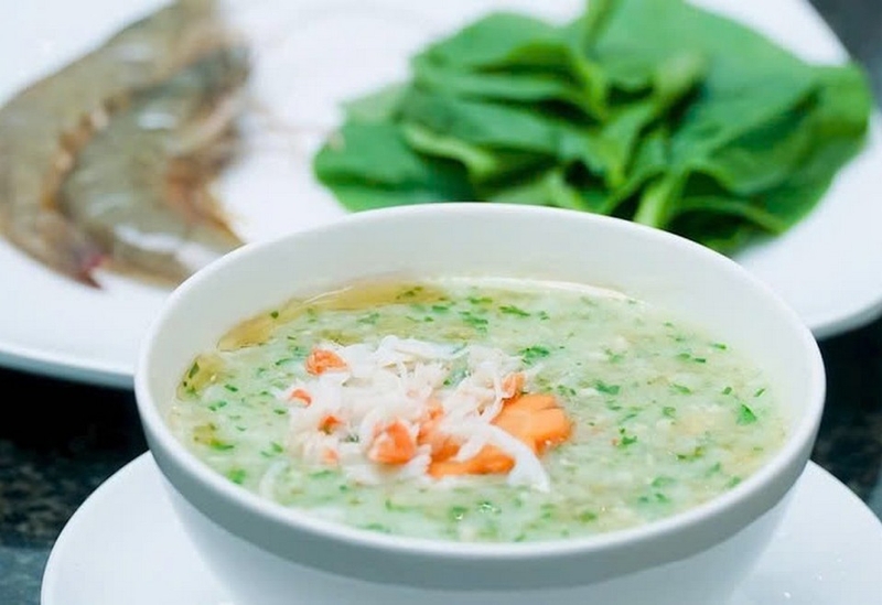 cháo yến mạch tôm ảnh 3