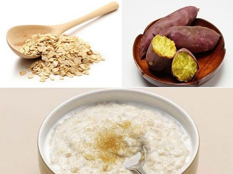 cháo yến mạch trứng gà ảnh 5