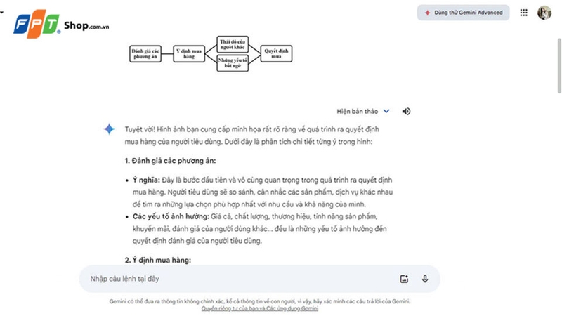 Gemini cho kết quả về hình ảnh cực nhanh
