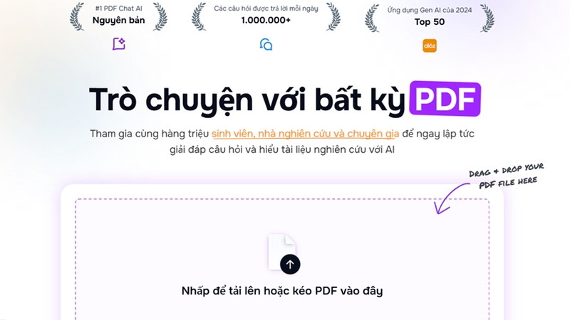 Chat PDF là công cụ giúp con người tương tác với tài liệu