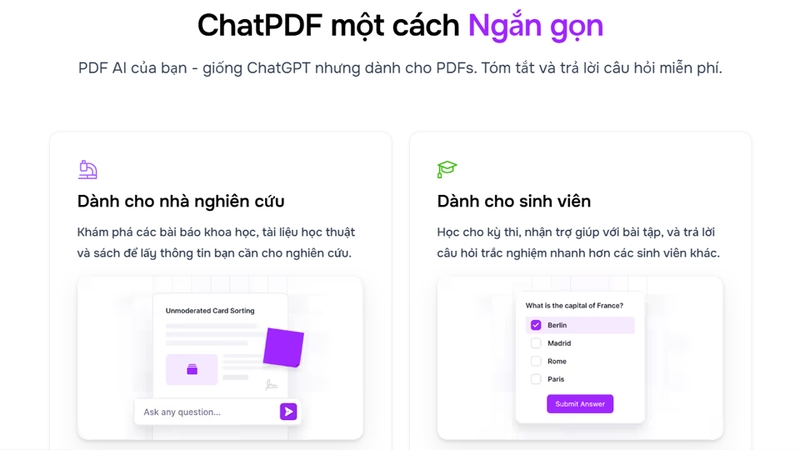 Chat PDF là công cụ AI có cả ưu và nhược điểm