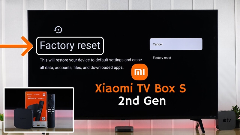 reset xiaomi mi box s