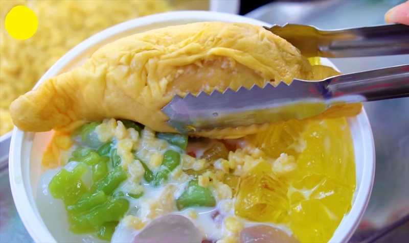 chè bánh lọt sầu riêng hình 8
