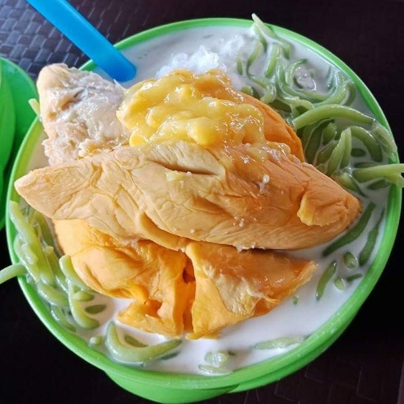 chè bánh lọt sầu riêng hình 2