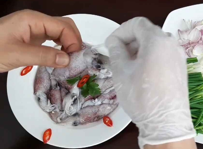 chế biến mực trứng hình 2