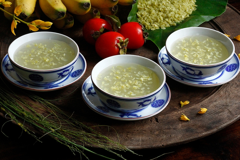 Chè cốm dịu mát hương vị mùa thu - 07