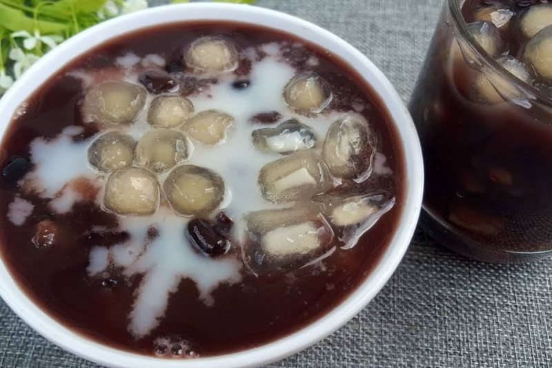 chè đậu đen bột lọc thanh mát