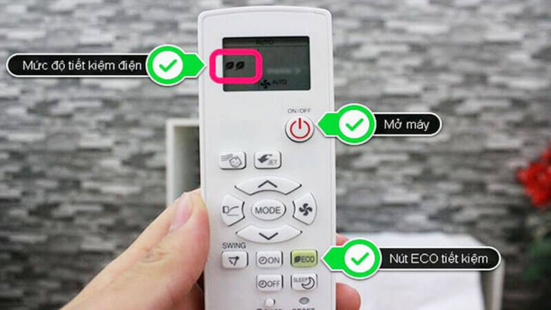 chế độ ECO máy lạnh Sharp 3