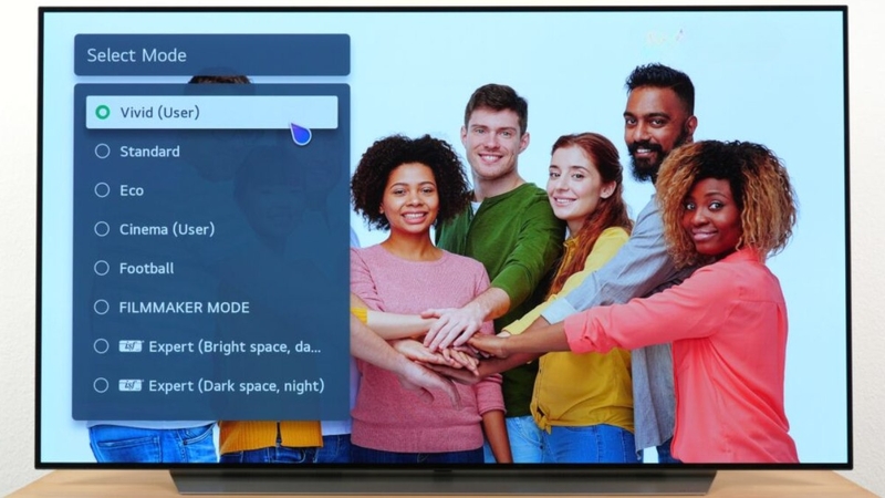 Chế độ h&igrave;nh ảnh mặc định của TV ảnh 4