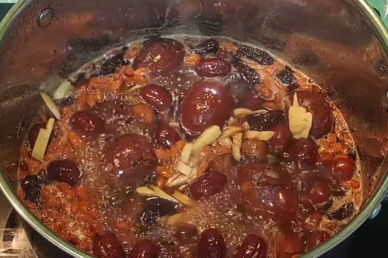 chè hột gà hình 9