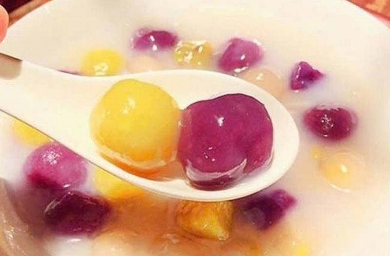 Chè khoai cốt dừa ảnh 2