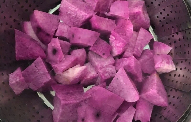 Chè khoai cốt dừa ảnh 4