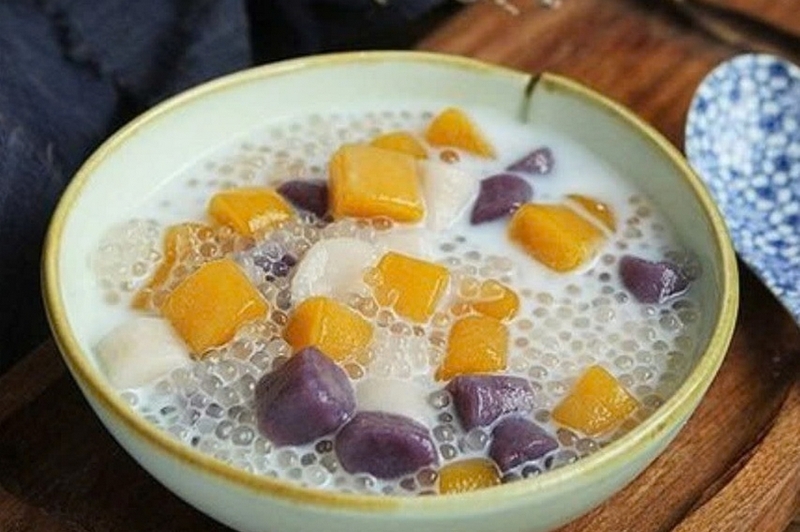 Chè khoai cốt dừa ảnh 7