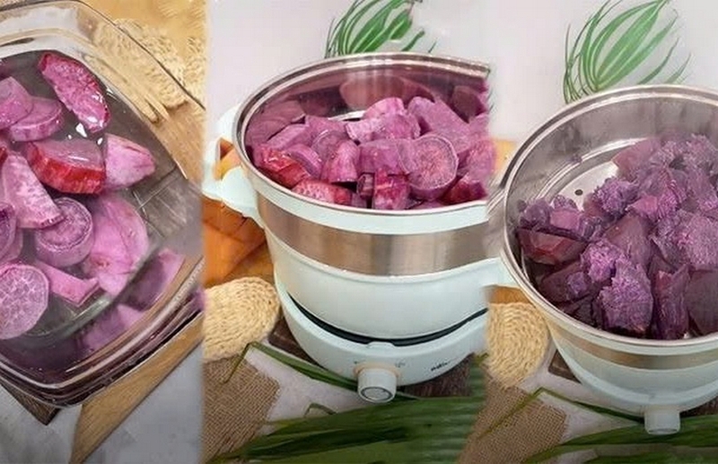 chè khoai lang bí đỏ ảnh 4
