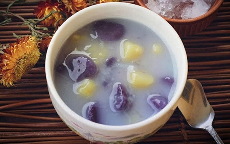chè khoai lang bí đỏ ảnh 5
