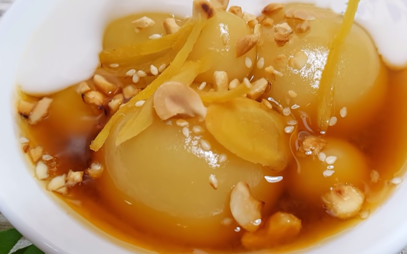 luong calo co trong 1 bat che troi nuoc