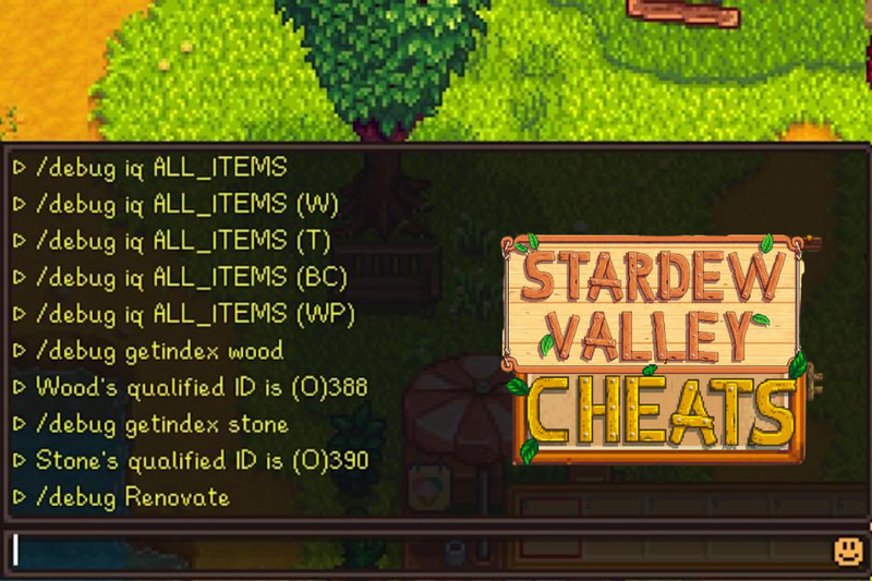 cheat code Stardew Valley (1)
