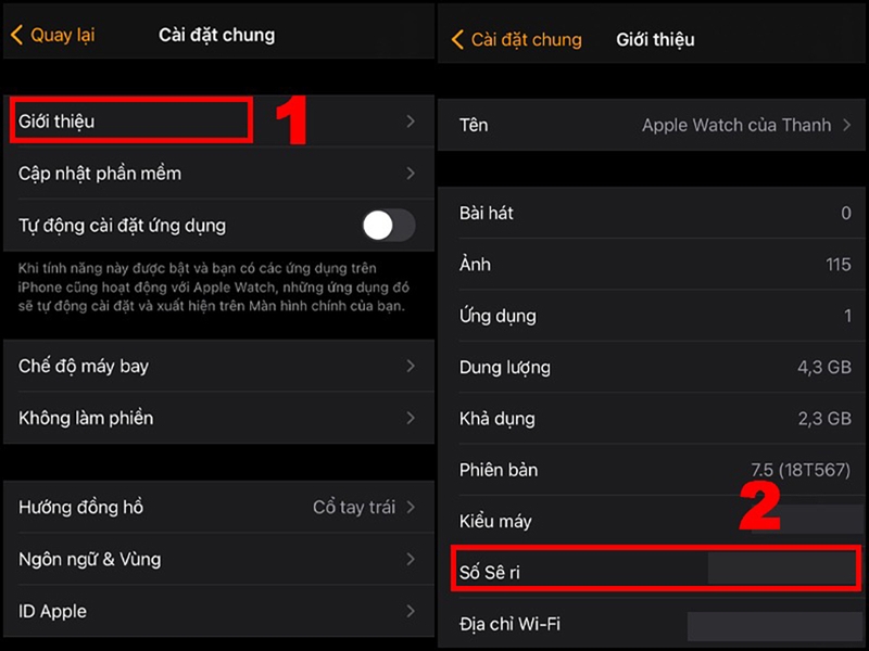 Check IMEI Apple Watch (ảnh 7)