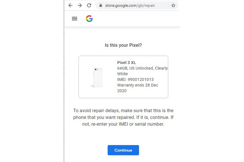 Check IMEI GG Pixel hình 7