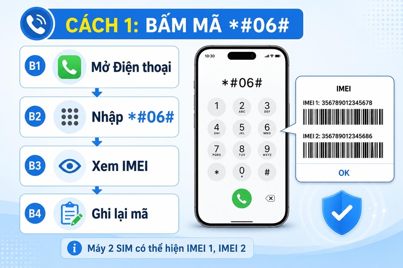 check imei và kiểm tra pin smartphone ảnh 3