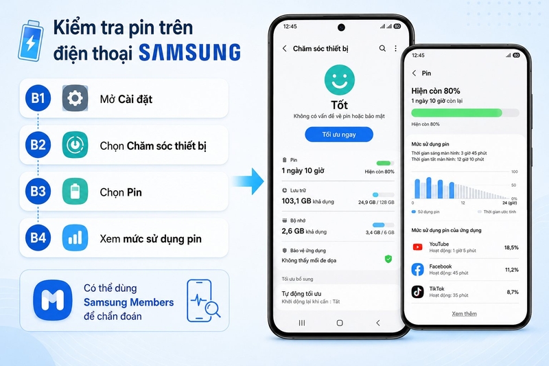 check imei và kiểm tra pin smartphone ảnh 8