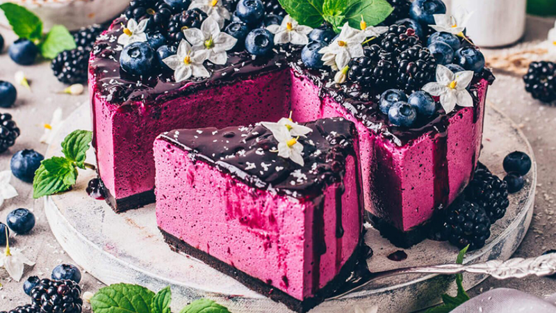 cheesecake chanh kem việt quất 5