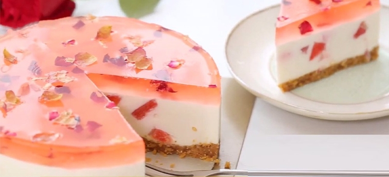 cheesecake hoa hồng 5