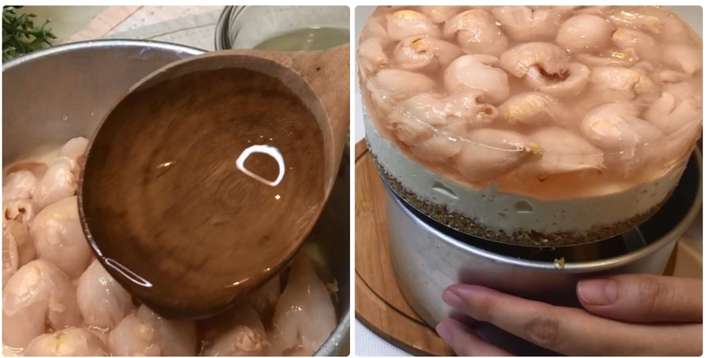 cheesecake trái vải ảnh 6