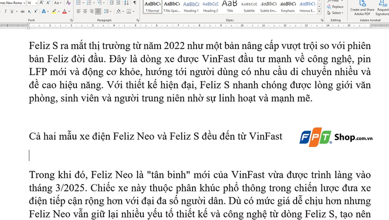 Cách chèn Block Quotes trong Word - 05