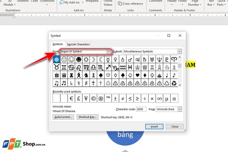 Chèn icon nốt nhạc - Ảnh 05