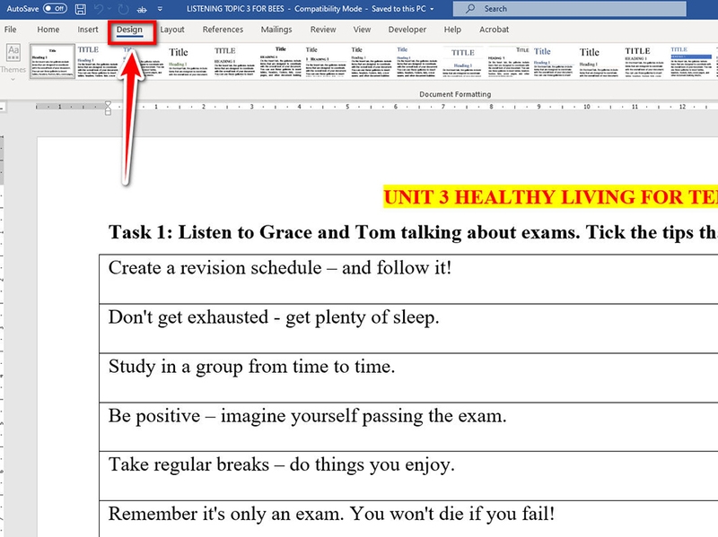 Cách chèn chữ, logo chìm vào Word - 03