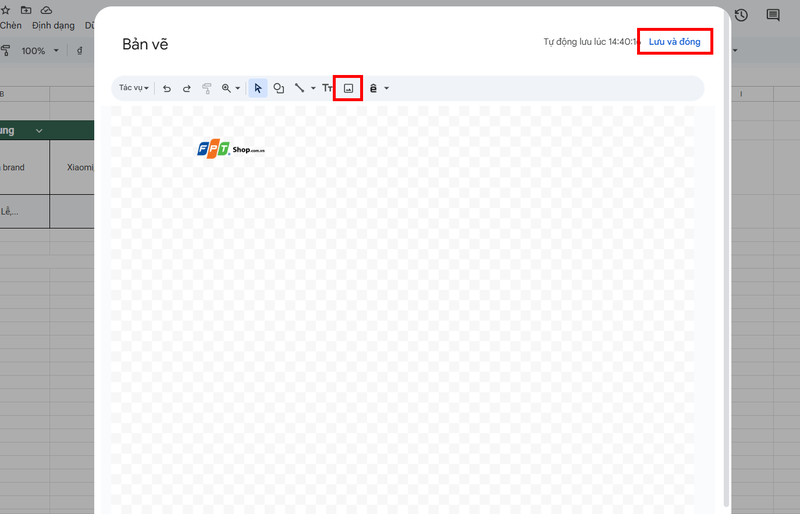 Cách để chèn watermark vào Google Sheet ảnh 2