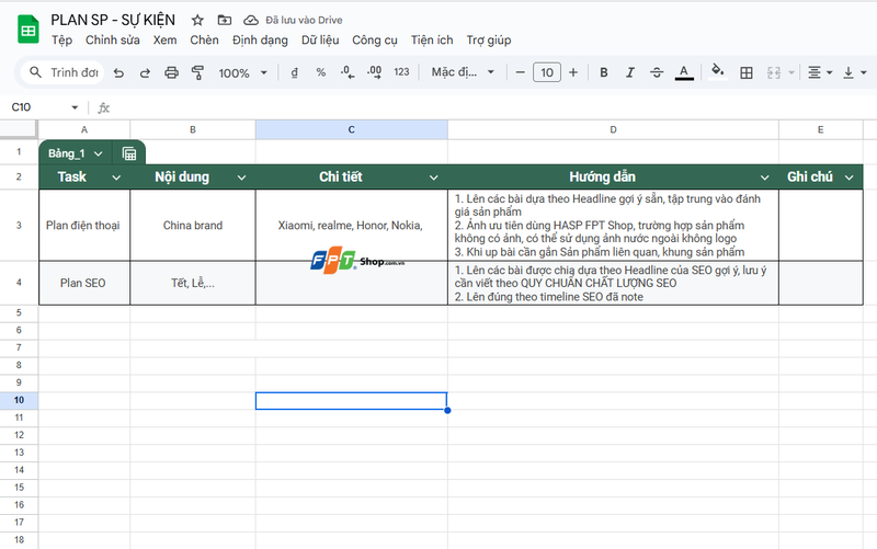 Cách để chèn watermark vào Google Sheet ảnh 3