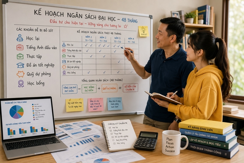 Chi phí học đại học 4 năm hết bao nhiêu - 1