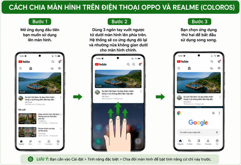 chia đôi màn hình android 4