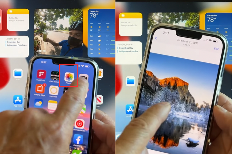 Chia sẻ ảnh, video qua AirDrop trên iPhone Xs (5)