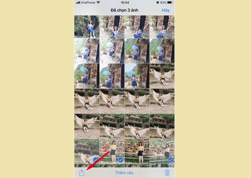 chia sẻ ảnh, video qua AirDrop trên iPhone 6s Plus 4