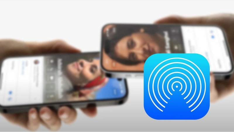 chia sẻ ảnh, video qua AirDrop trên iPhone 6s Plus 7
