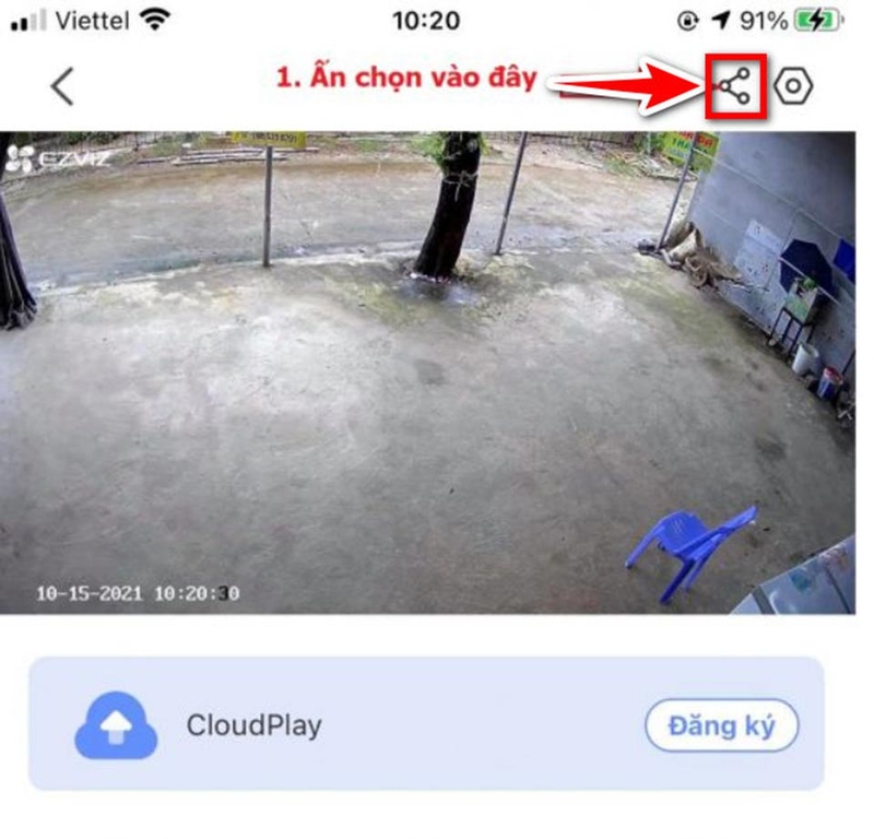 Cách chia sẻ camera Ezviz cho điện thoại khác - 05
