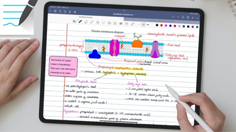 chia sẻ ghi chú trên iPad 7